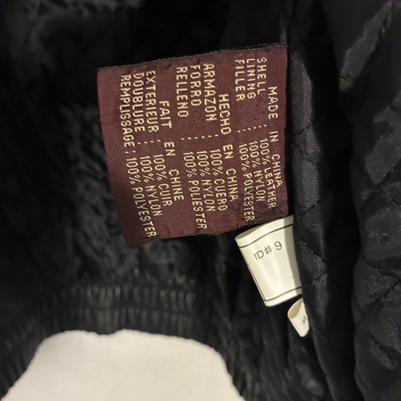 American Classics Colebrook Leather Bomber Jacket Mens XL Full Zip Quilt Lined - Picture 6 of 9